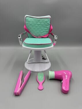 My Life As Salon Chair W/ A Few Accessories Includes READ DETAILS